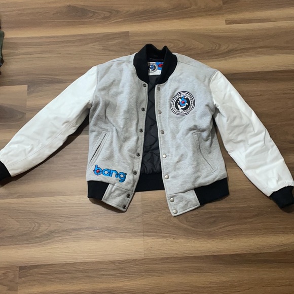 Official Genuine Leather and embroidered Bang Energy jacket unisex - Picture 2 of 5